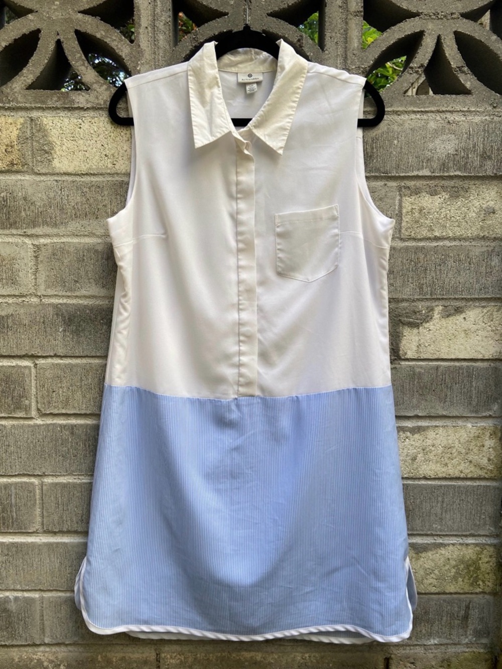 ALTUZARRA for Target Stripe Shirt Dress Tunic  Size Large